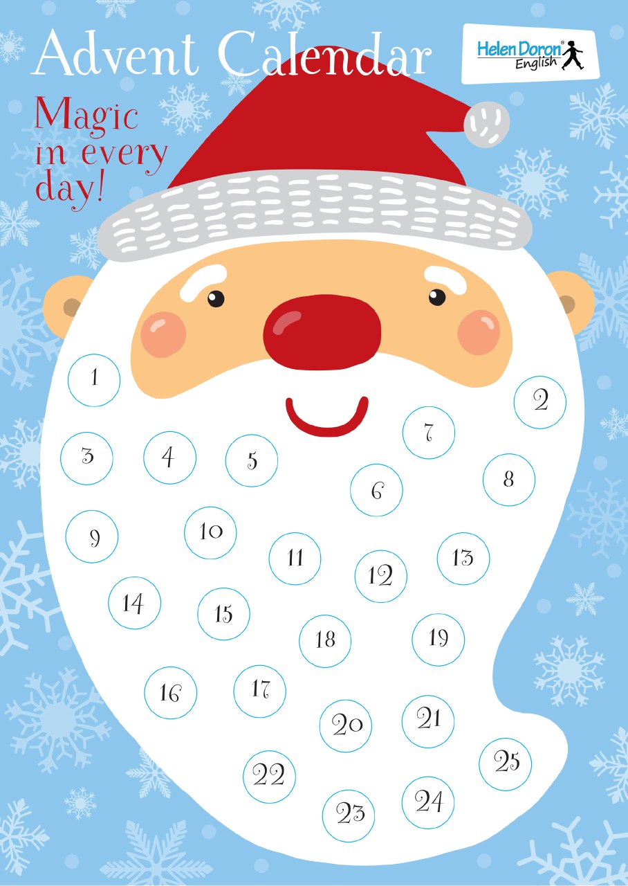 Рождественский календарь Helen Doron: 25 идей для новогоднего настроения -  Helen Doron Russia
